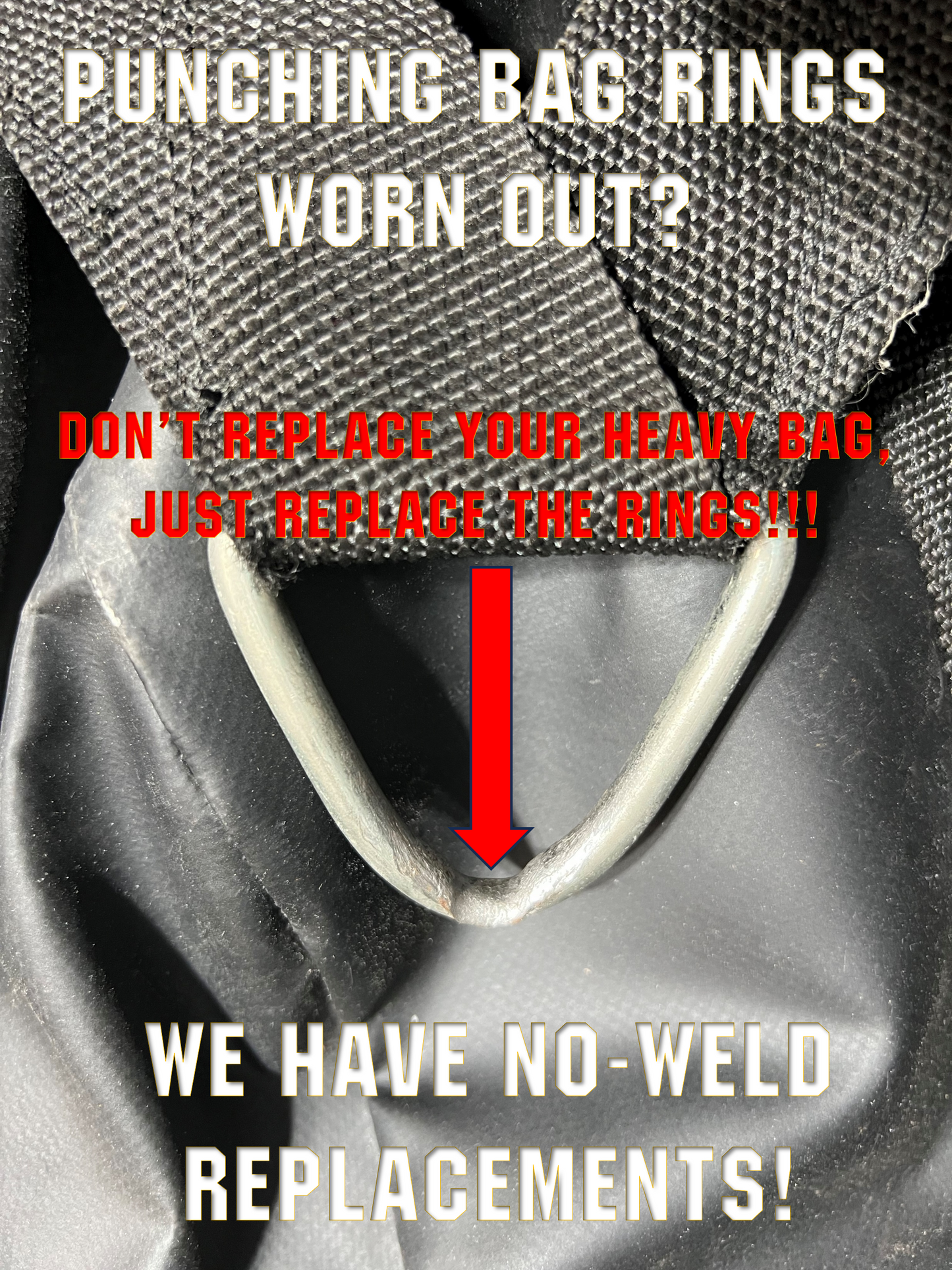 heavy bag replacement ring worn out
