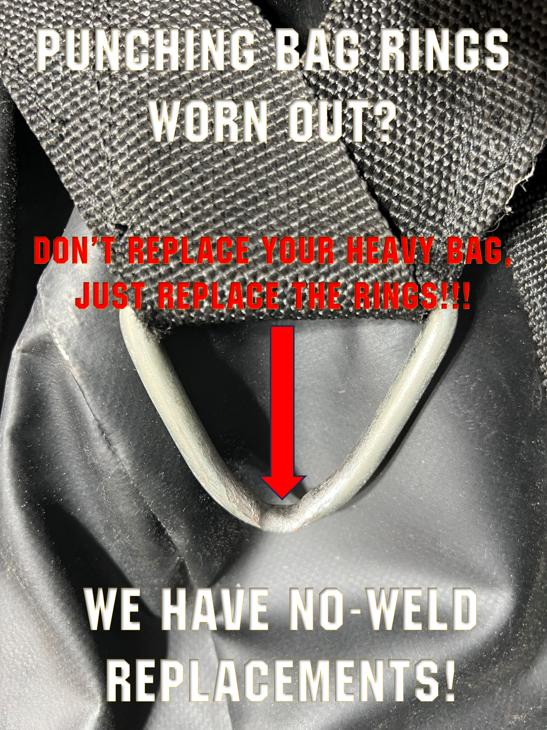 heavy bag replacement ring worn out